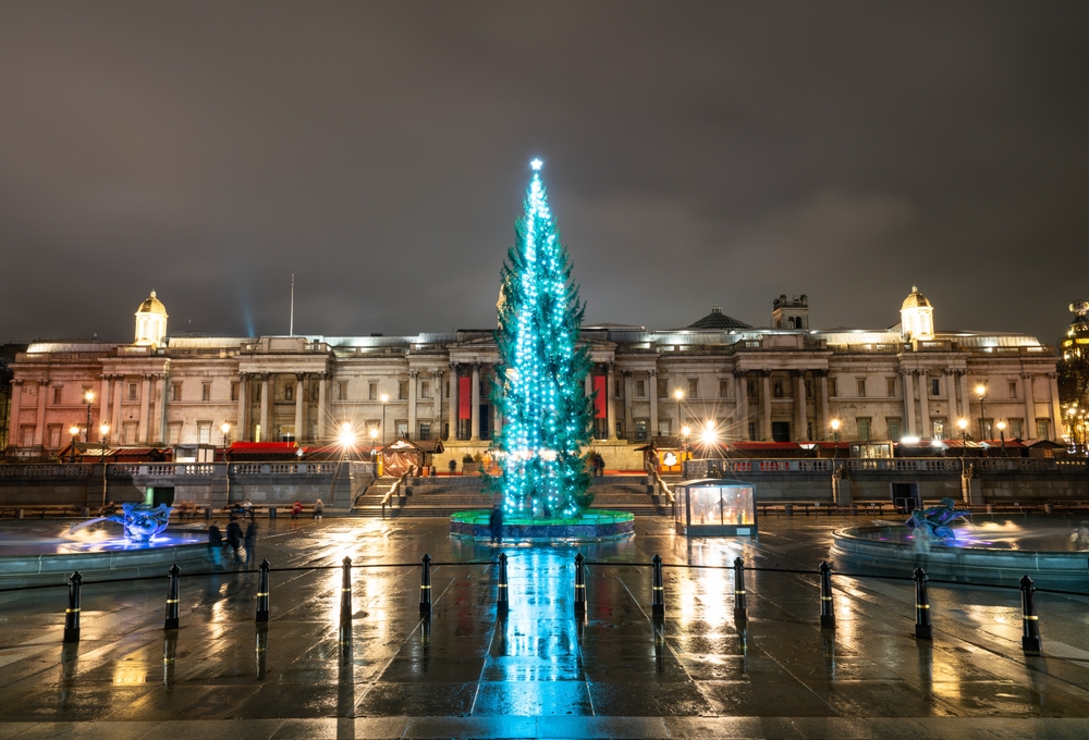 The Christmas Tree in Trafalgar Square