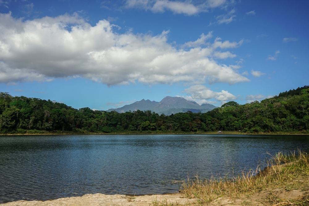 Volcan Baru as seen from a lake