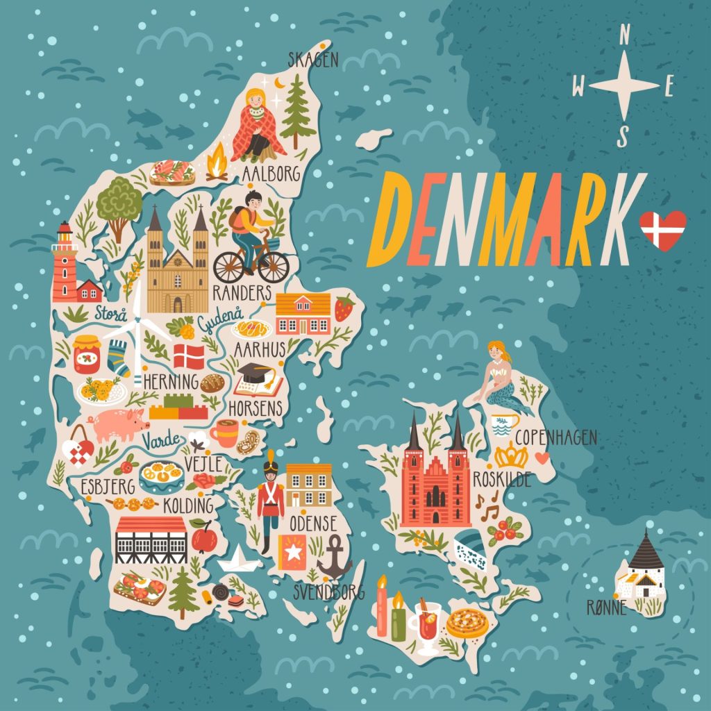 A vector of Denmark