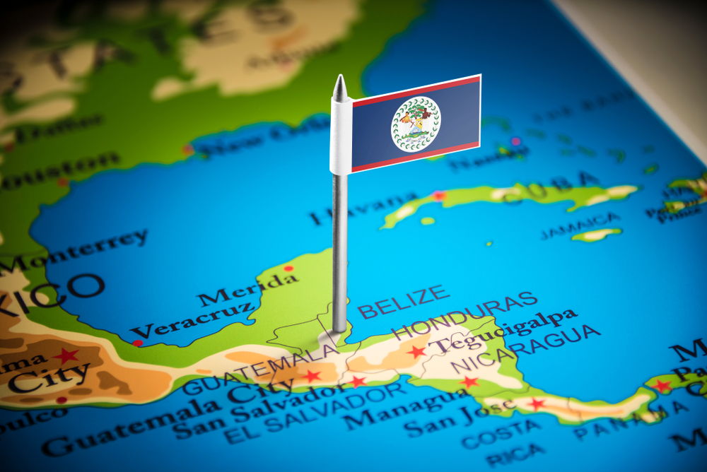 Belize graphic map
