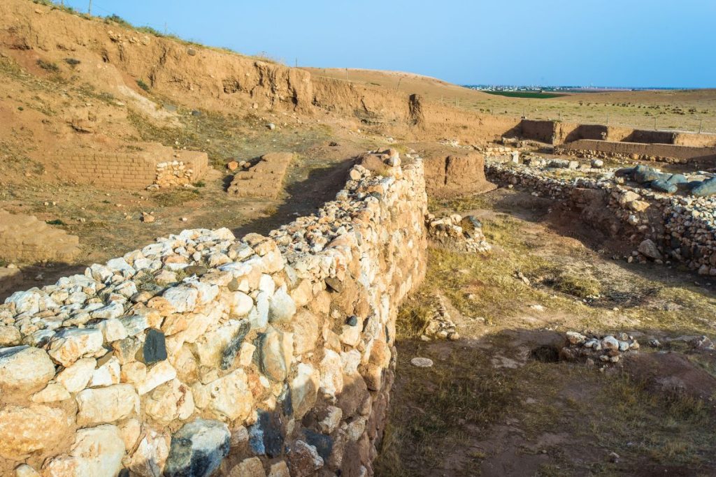 Ancient ruins where The Ebla tablets were found