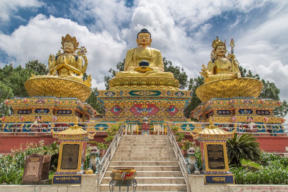 Buddha park, Swayambhunath area, Kathmandu, Nepal