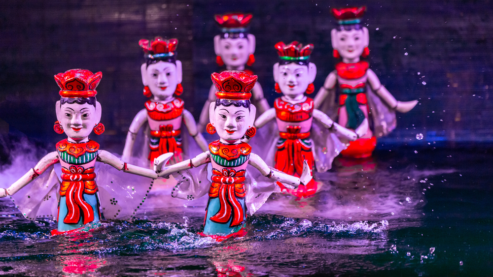 Water puppets in Vietnam