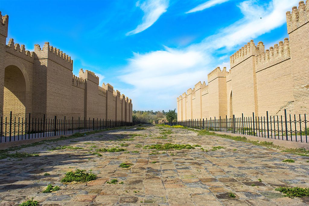 Remaining ruins in Babylon