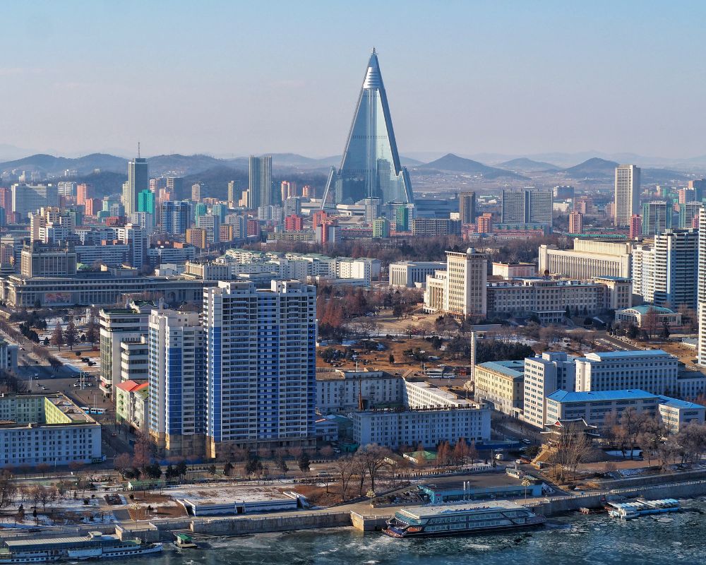 Pyongyang skyline