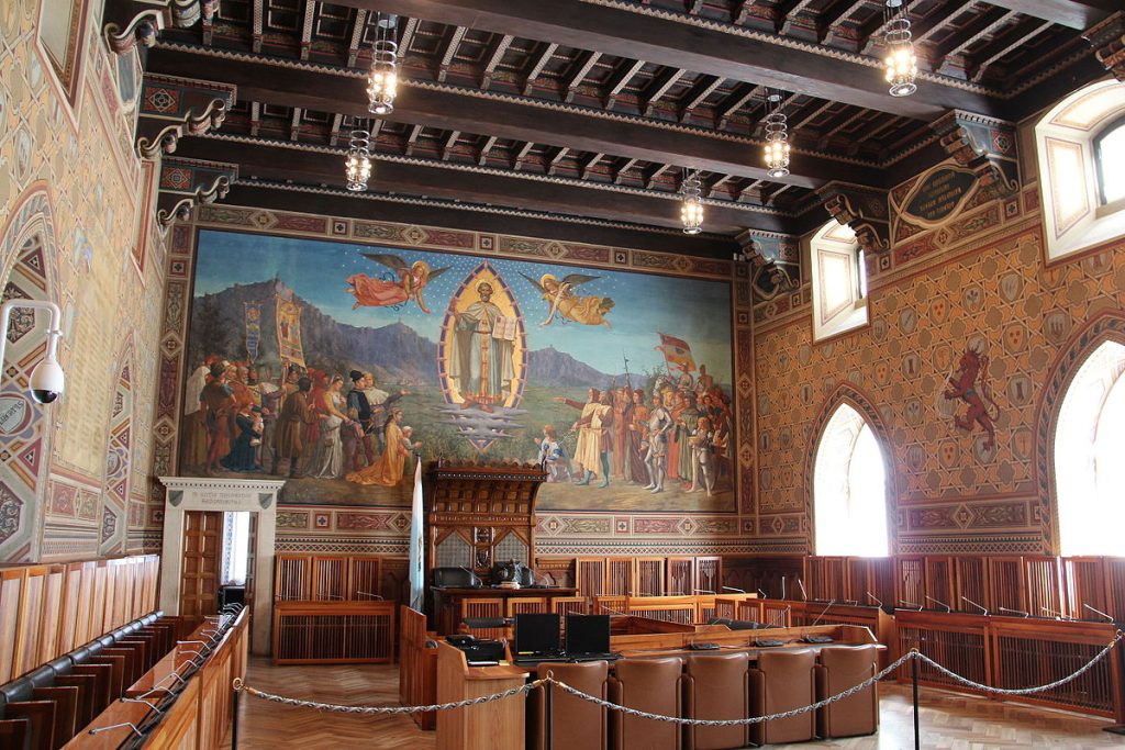 Chamber of the Grand and General Council of San Marino