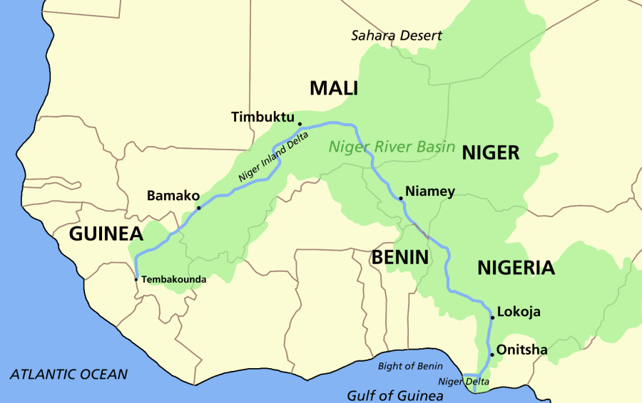  Map of the Niger