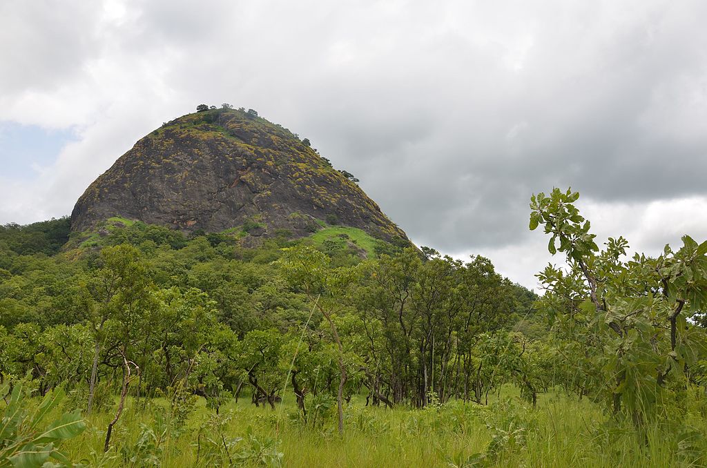  View of the Fazao national park mountain