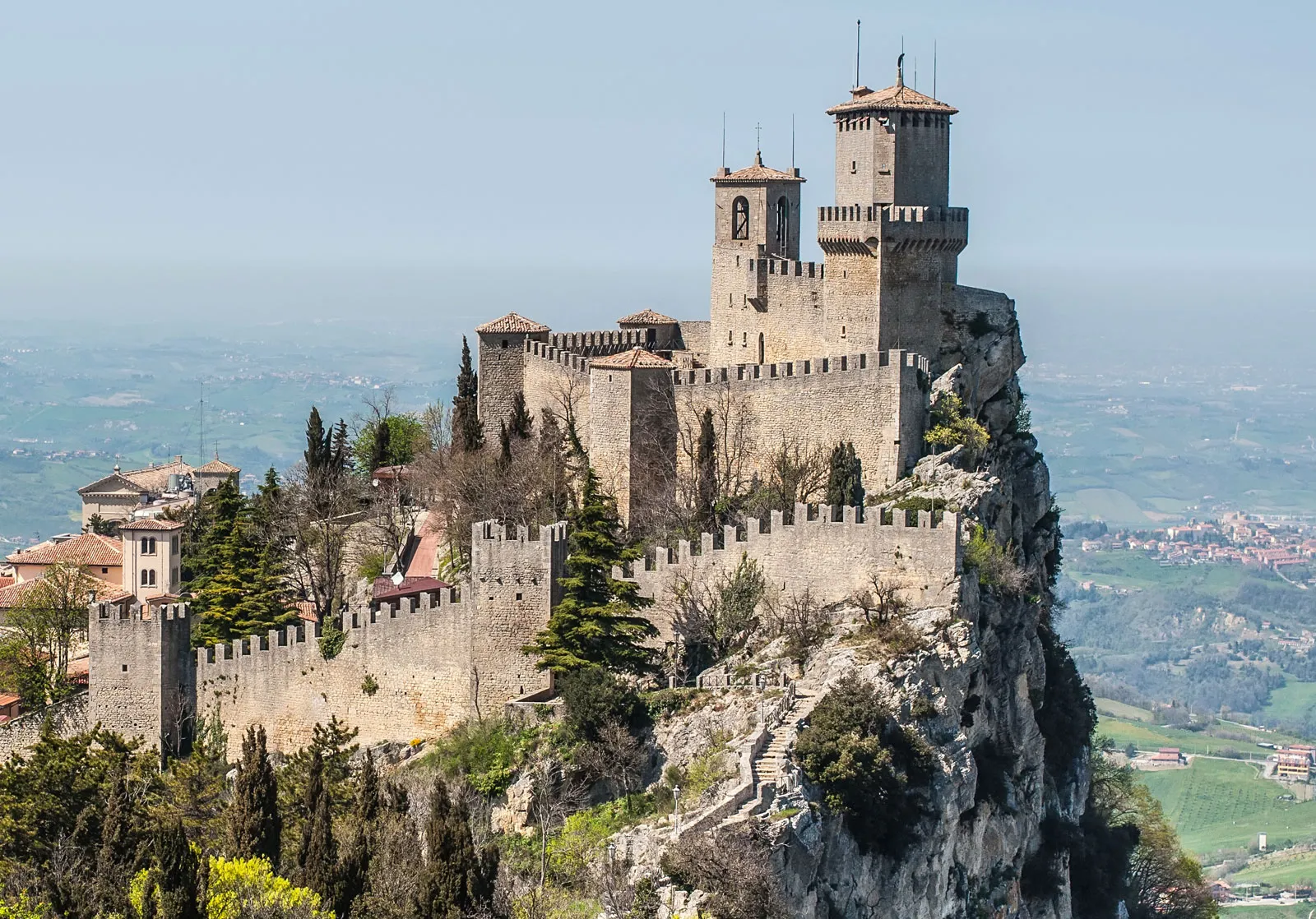 one fortresses Guaita city San Marino